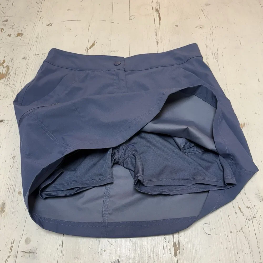 32 Degrees Cool Lightweight Skirt Skort S Indigo Blue Tennis Pickle Ball Sporty